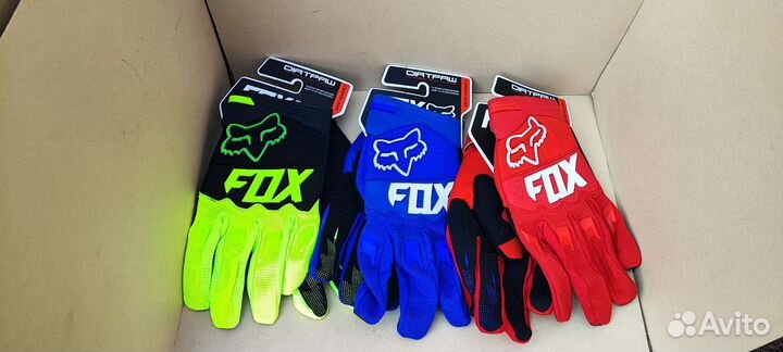 Мотоперчатки эндуро кросс fox