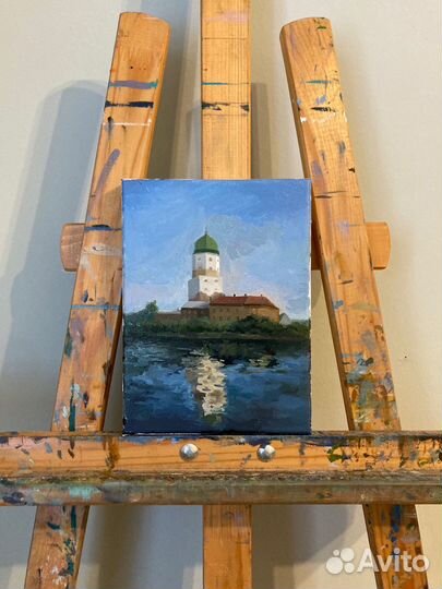 Картина маслом на холсте пейзаж