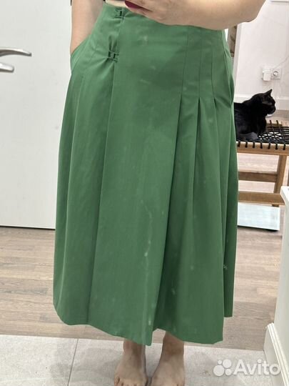 Юбка длинная зеленая р-р 48-50