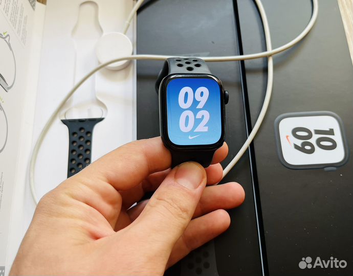 Часы apple watch 7/41mm nike