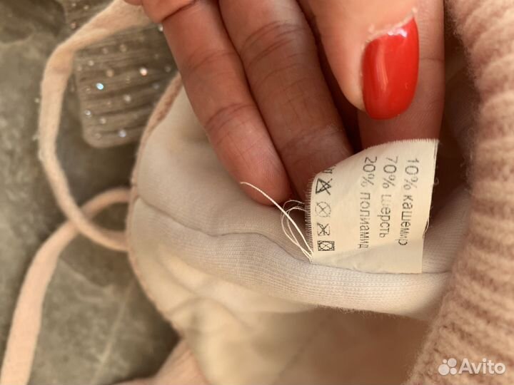 Комплект шапка, шарф 2-3 года