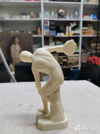 Статуэтка скульптура Дискобол Античность СССР (Ч)