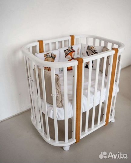 Приставная кроватка люлька Nuvola Lux