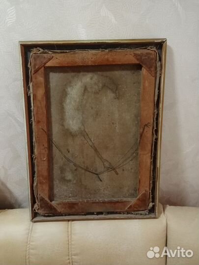 Картина маслом на холсте старинная