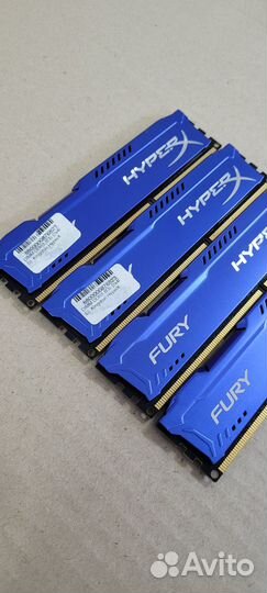 Оперативная память Hyperx fury 4 гб