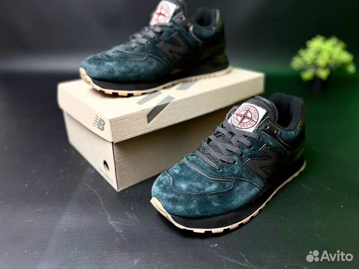 Кроссовки New Balance 574 Stone Island