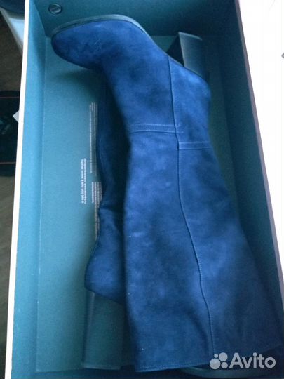 Сапоги замшевые женские новые Эконика