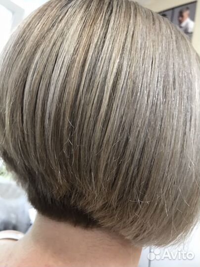 Смывка, мелирование, химич