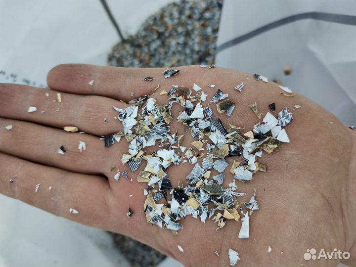 Гранулы переработанного первичного пвд