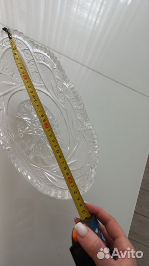 Ваза хрустальная