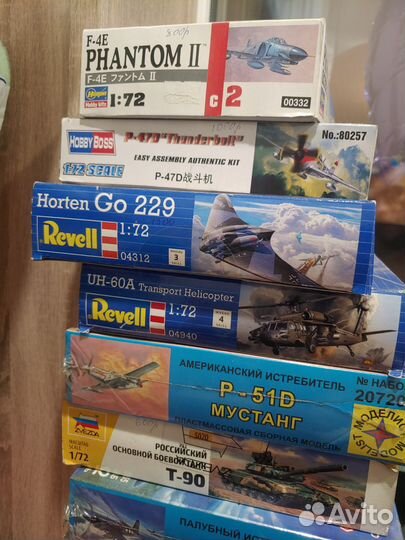 Сборные модели самолетов 1 72