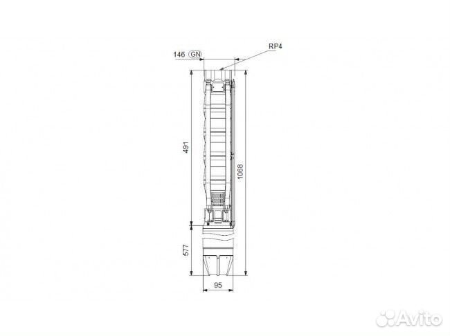 Насос скважинный Grundfos SP 60-2