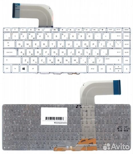 Клавиатура для ноутбука HPPavilion 14-V белая