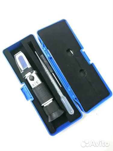 Рефрактометр 3 в 1 антифриз и электролит эврика