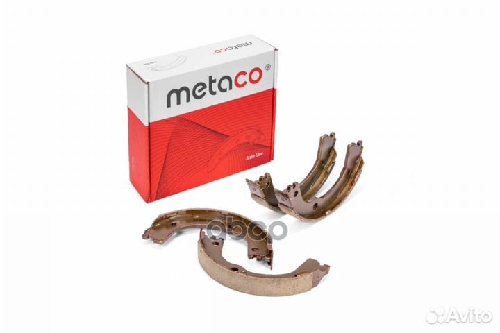 Колодки ручного тормоза к-кт '3030-072 metaco