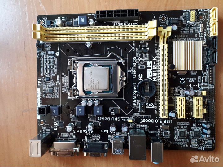 Материнская плата 1150 + G 3240