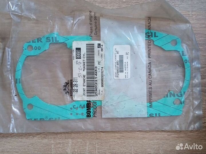 290931403 прокладка цилиндра 0,6 мм Rotax 717