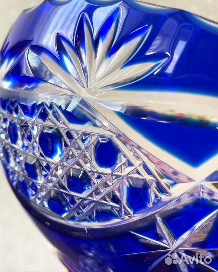 Ваза хрустальная