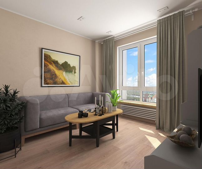 2-к. квартира, 70,1 м², 23/25 эт.