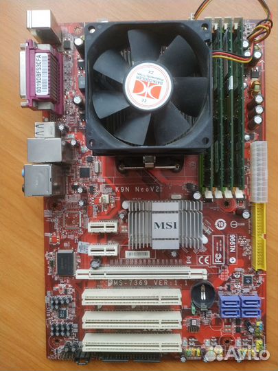 Материнская плата MSI, asus