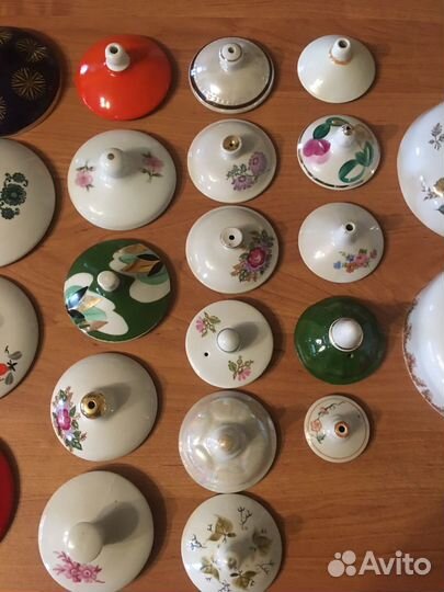 Крышки фарфоровые для чайников