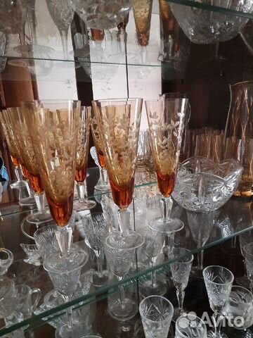 Хрустальные бокалы Весна Гусь-Хрустальный