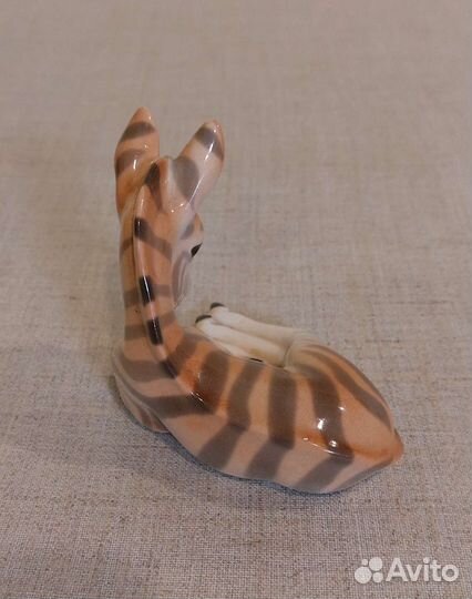 Зебра лфз фарфор СССР клеймо 1960е гг оригинал
