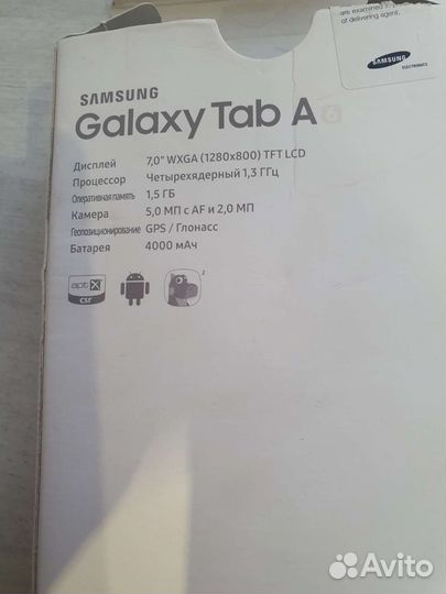 Планшет samsung galaxy tab a6
