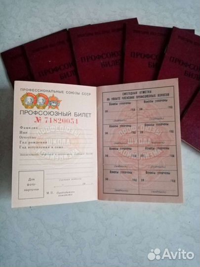 Профсоюзный билет