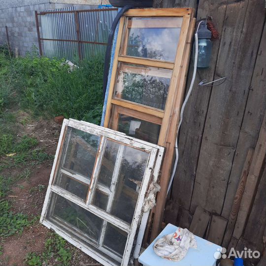 Деревянные окна со стеклопакетом бу