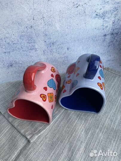 Комплект кружек для влюбленной пары