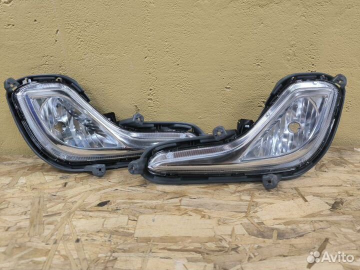 Птф передний левый Hyundai Solari 2010-2014