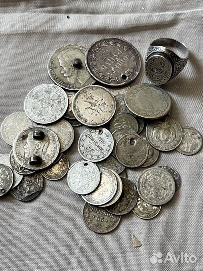 Серебряные царские монеты