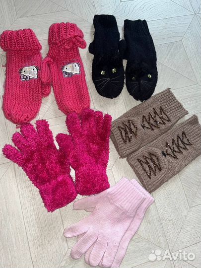 Детские варежки и перчатки