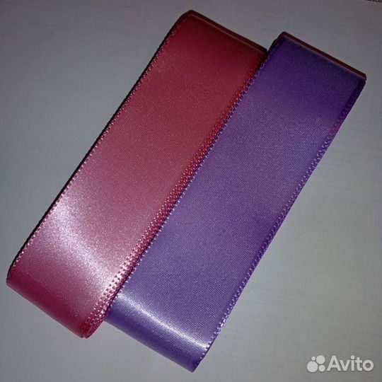 Лента атласная двусторонняя 4 см