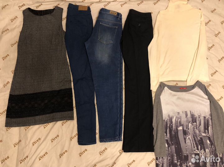 Вещи пакетом 24 шт на р 42+