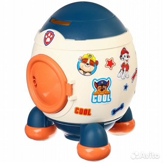 Копилка ракета с набором наклеек, 22,5 см х 18,5 с