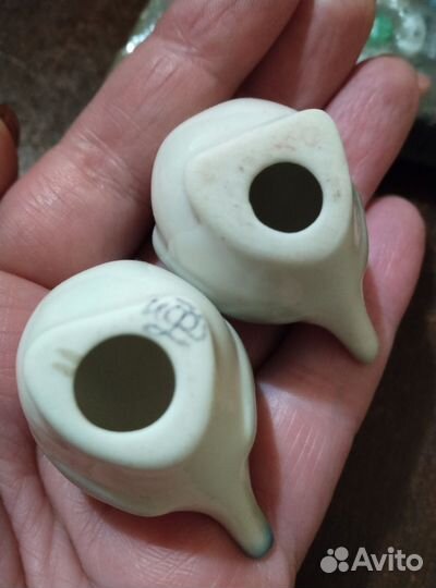 Фарфоровые статуэтки лфз,птички 1 шт