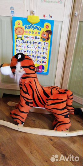 Качалка детская Рудникс Тигр мягкая