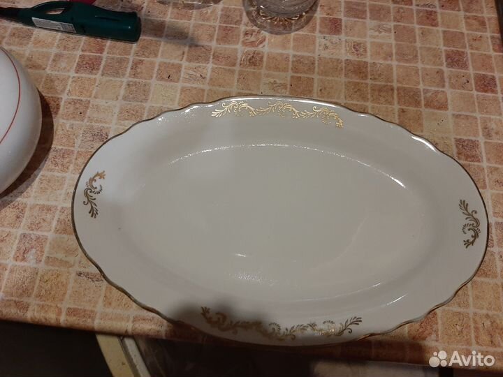 Блюдо большое овальное
