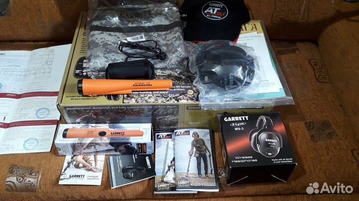 Металлоискатель Garrett AT MAX + Пинпоинтер + MS-3