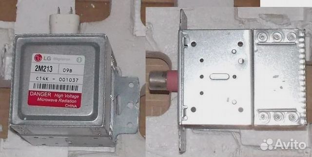 Магнетрон свч LG 700w 2M213-09B* 2.46kHz 3.95kV