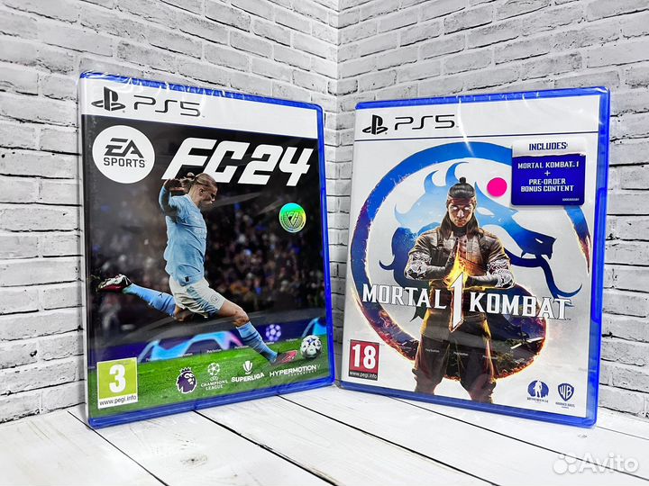 FC24 + Mortal Kombat 1 PS5