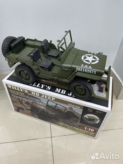 Радиоуправляемый автомобиль willys MB jeep