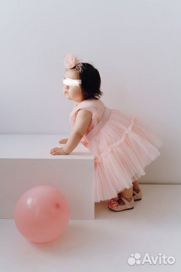 Детское нарядное платье 86 размер
