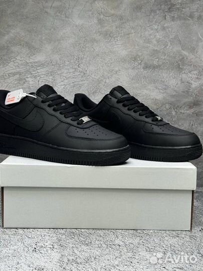 Кроссовки Nike air force 1 low black