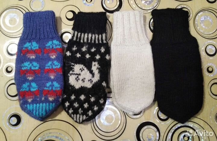 Варежки ручной работы