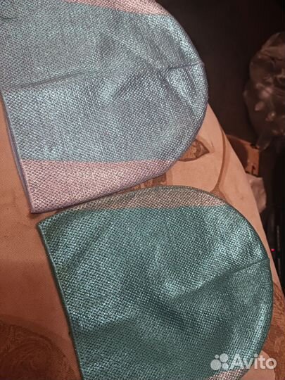 Шапочки тонкие серебряные