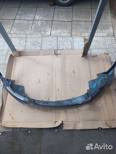 Юбка переднего бампера Audi A4 Ollroad