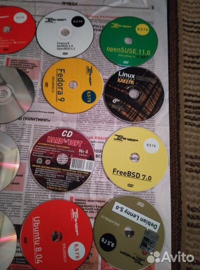 DVD диски журнал Хакер, диски с программами